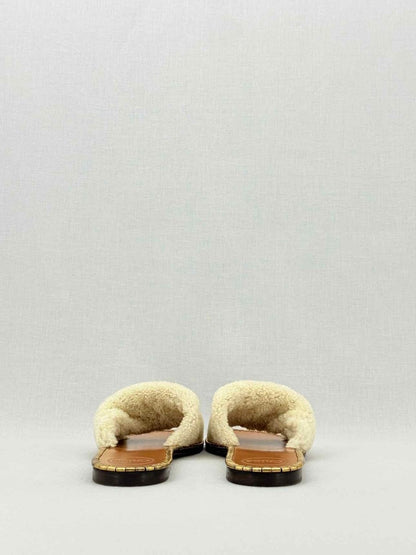 Pre - loved CHLOE Idol Cream Size EU 40 Slides at Reems Closet