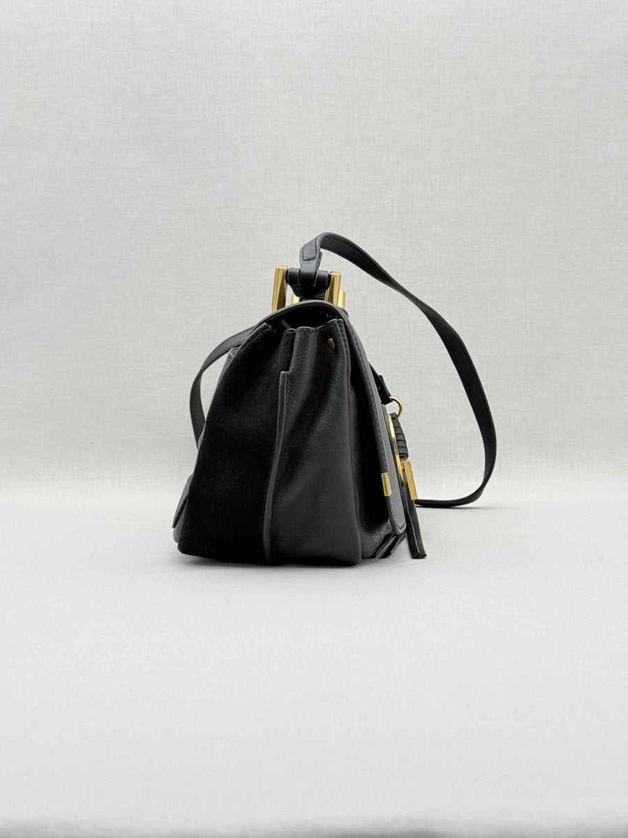 Pre - loved CHLOE Indy Black Shoulder Bag at Reems Closet