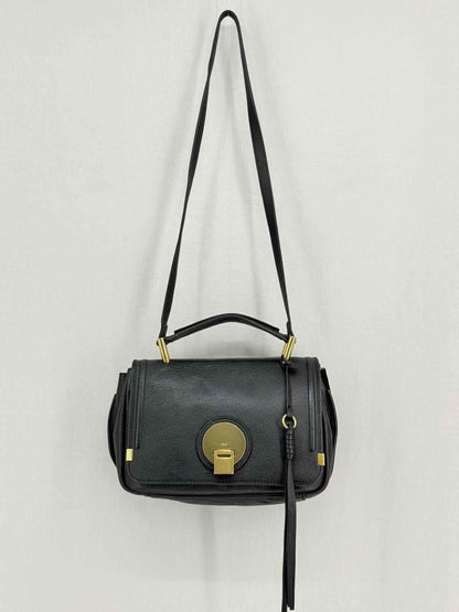 Pre - loved CHLOE Indy Black Shoulder Bag at Reems Closet