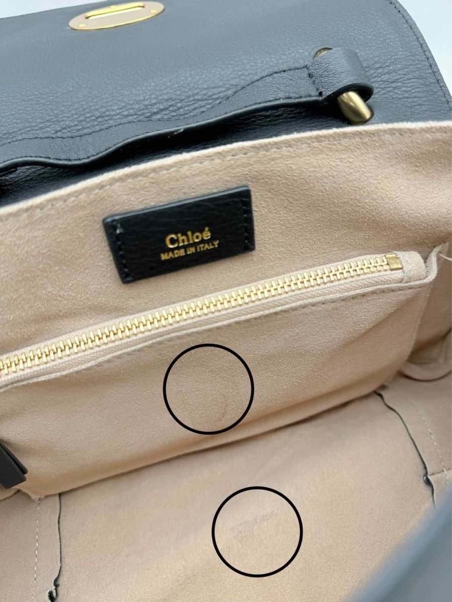 Pre - loved CHLOE Indy Black Shoulder Bag at Reems Closet