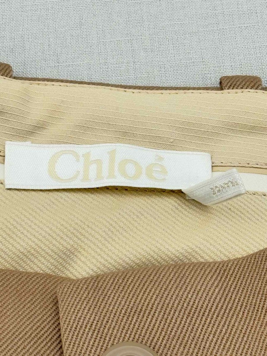 Pre - loved CHLOE Mocha Size US 2 Pants at Reems Closet