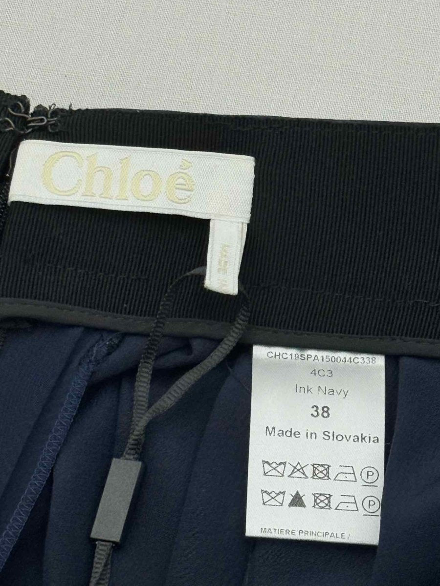 Pre - loved CHLOE Navy Blue Size US 6 Pants at Reems Closet