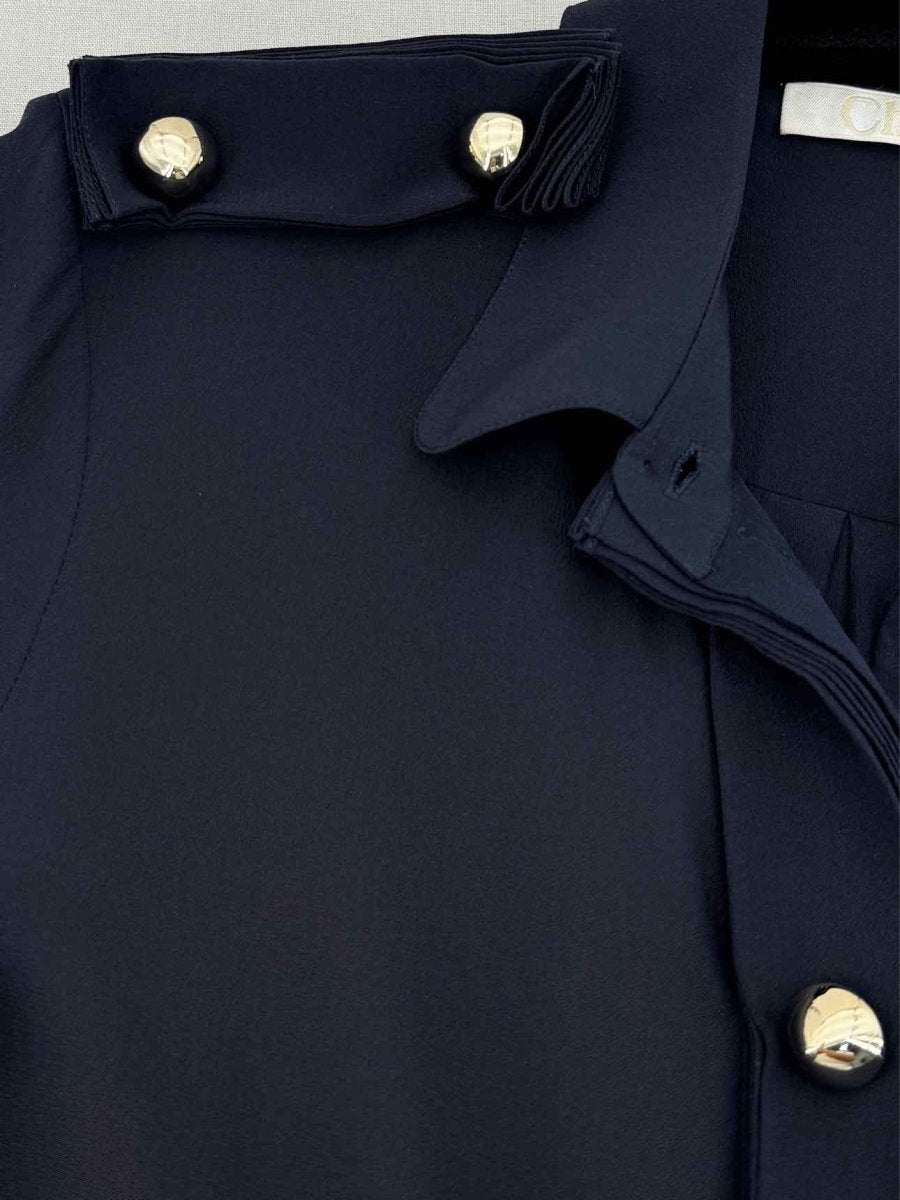 Pre - loved CHLOE Navy Blue Size US 8 Shirt at Reems Closet