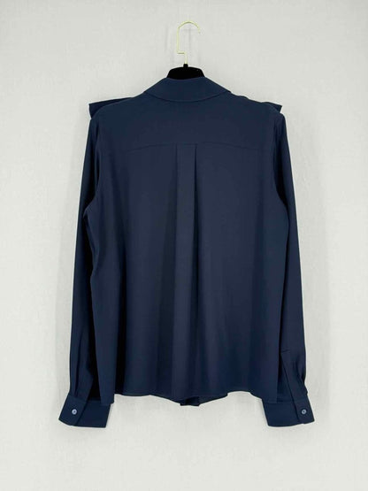 Pre - loved CHLOE Navy Blue Size US 8 Shirt at Reems Closet