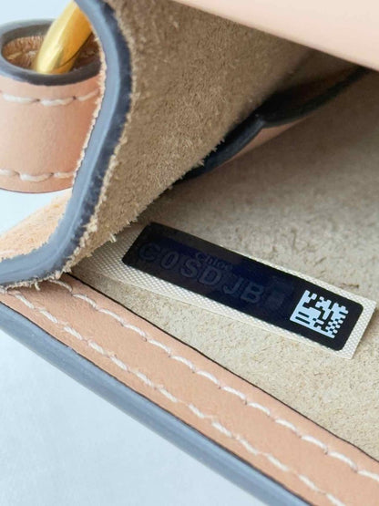 Pre - loved CHLOE Nile Minaudiere Nude Wristlet at Reems Closet