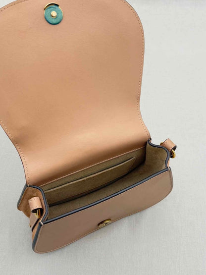 Pre - loved CHLOE Nile Minaudiere Nude Wristlet at Reems Closet