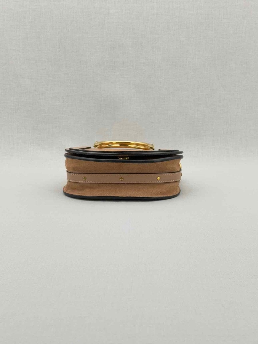 Pre - loved CHLOE Nile Minaudiere Nude Wristlet at Reems Closet