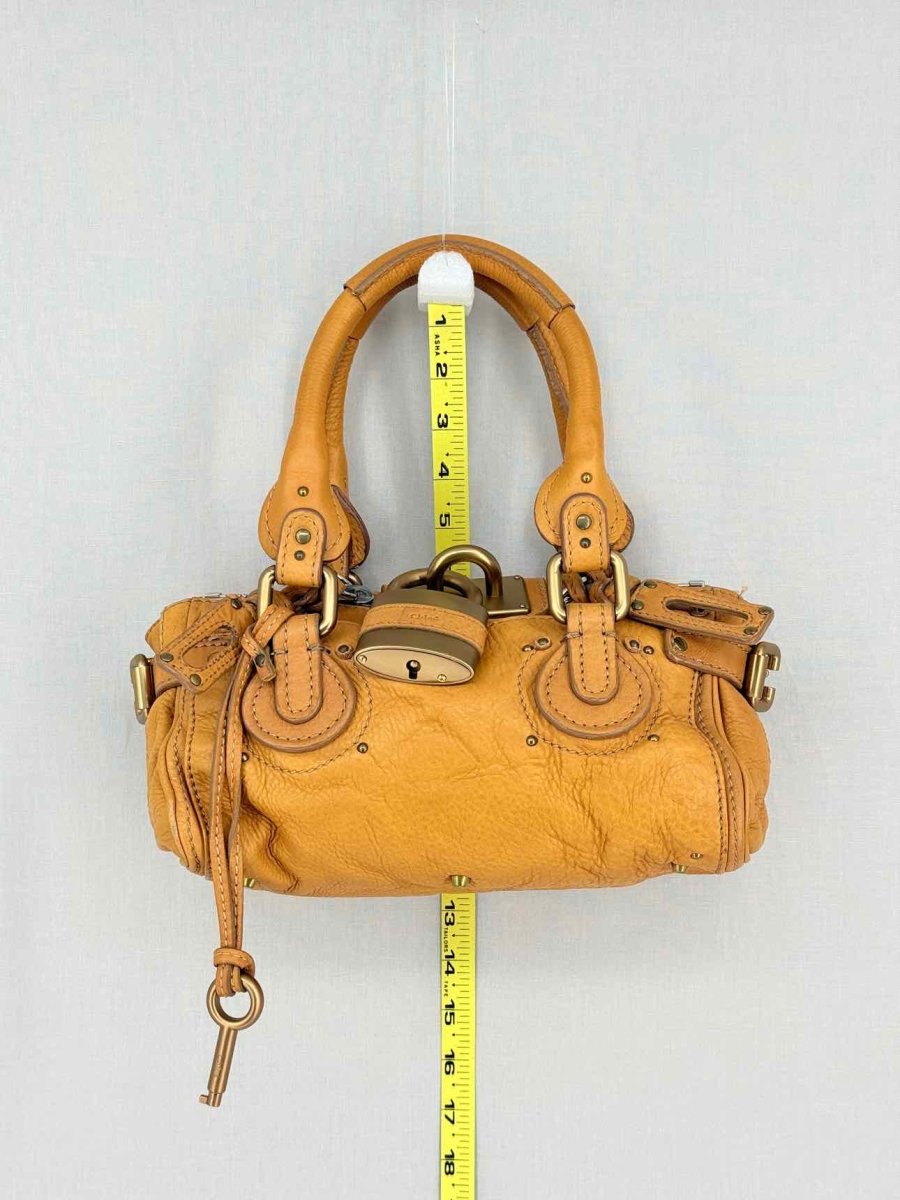 Pre-loved CHLOE Paddington Tan Shoulder Bag at Reems Closet