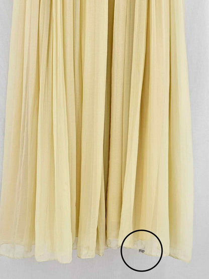 Pre - loved CHLOE Resort 2010 Beige Pleated Size US 8 Midi Dress at Reems Closet