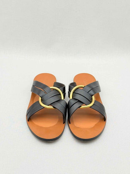 Pre-loved CHLOE Rony Black Size EU 40 Sandals at Reems Closet
