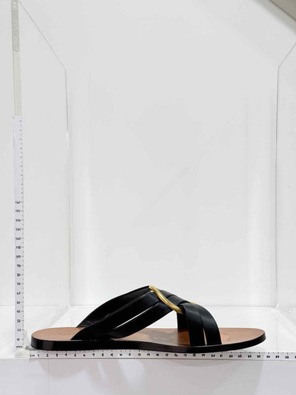 Pre-loved CHLOE Rony Black Size EU 40 Sandals at Reems Closet