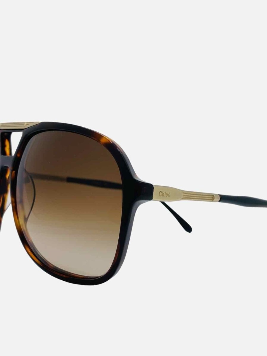 Pre-loved CHLOE Tortoise Brown Sunglasses from Reems Closet