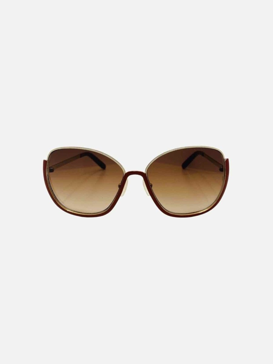 CHLOE Two Tone Burgundy Sunglasses