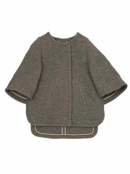 Pre-loved CHLOE Wool Grey Size Small Cape at Reems Closet