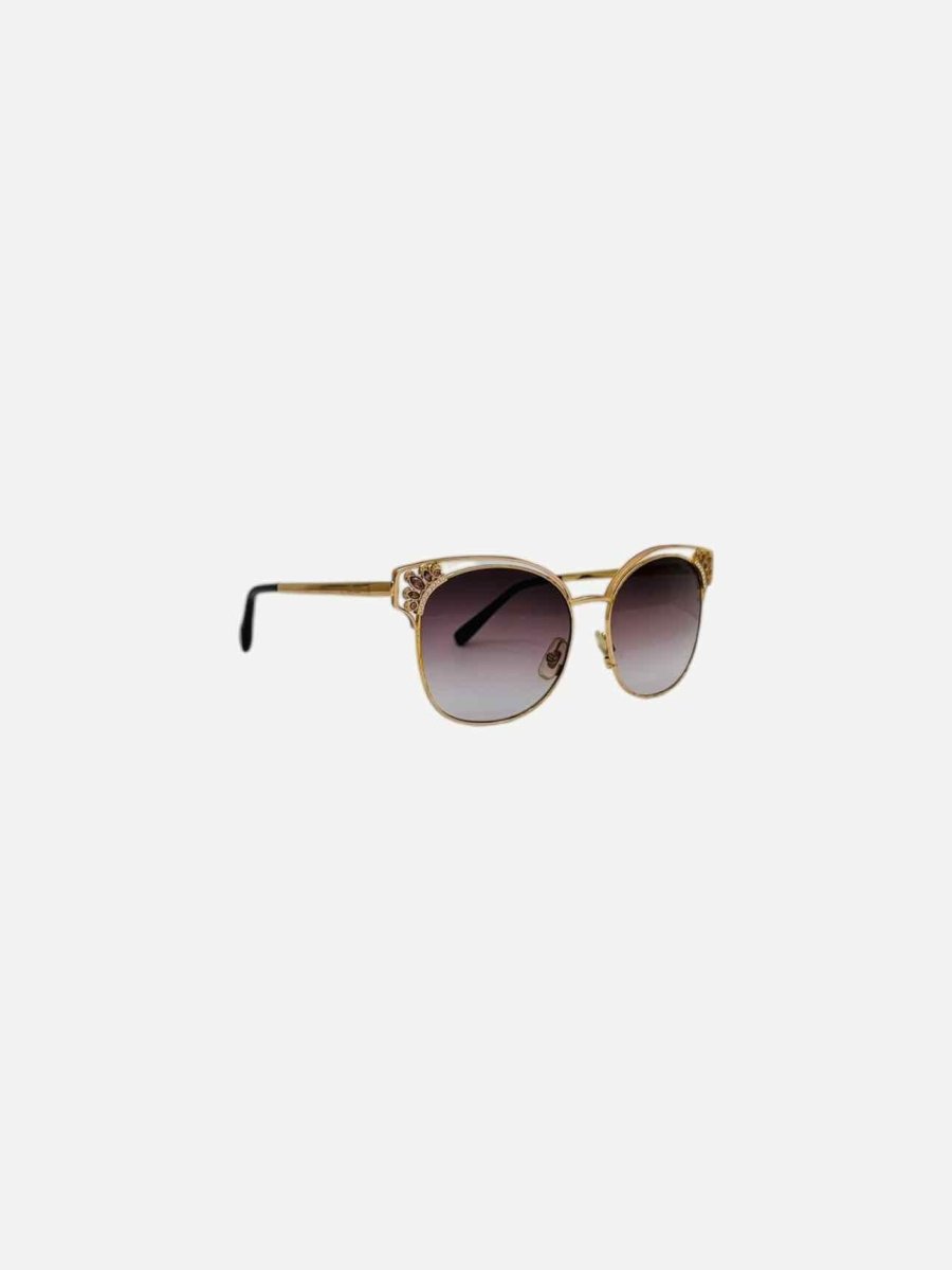 Pre - loved CHOPARD Clubmaster Gold Sunglasses at Reems Closet