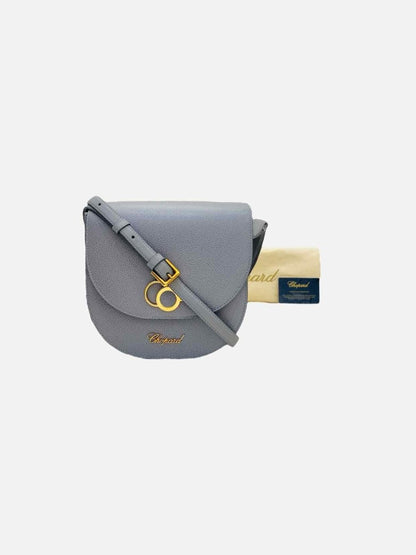 Pre - loved CHOPARD Happy Dreams Grey Crossbody at Reems Closet