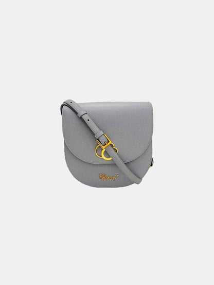 Pre - loved CHOPARD Happy Dreams Grey Crossbody at Reems Closet