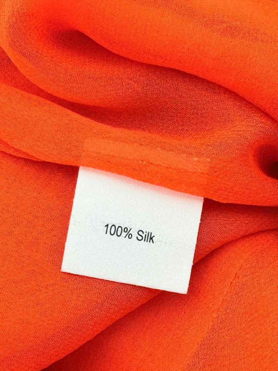 Pre - loved CHRIS BENZ Orange Size US 10 Blouse at Reems Closet