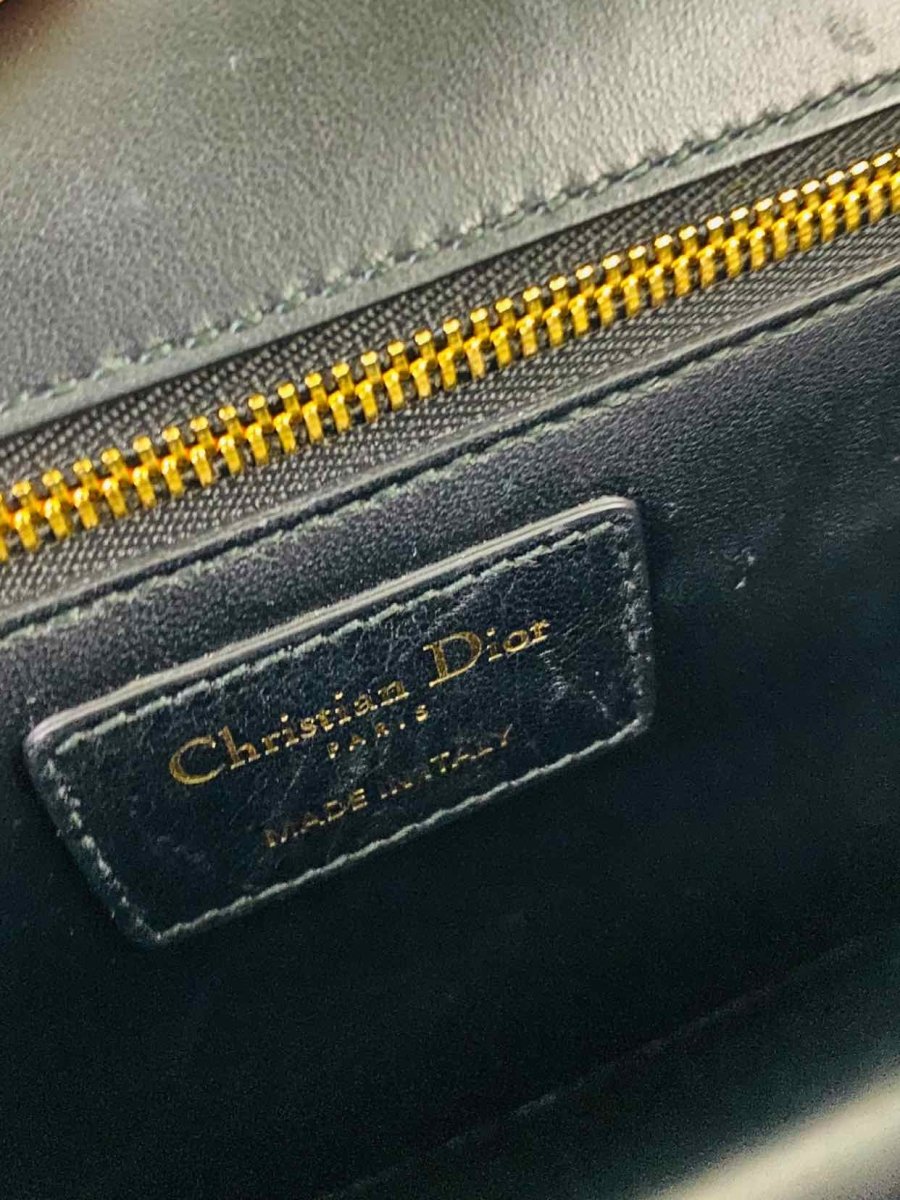 Pre - loved CHRISTIAN DIOR 30 Montaigne Black Shoulder Bag at Reems Closet