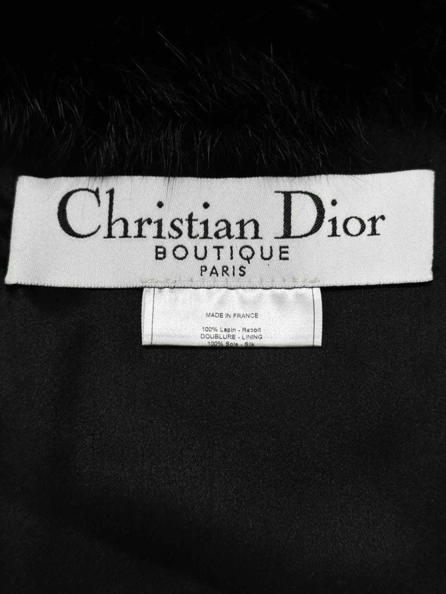 Pre - loved CHRISTIAN DIOR Black Cape at Reems Closet