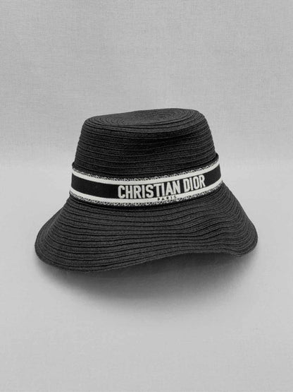 Pre - loved CHRISTIAN DIOR Black Logo Hat at Reems Closet