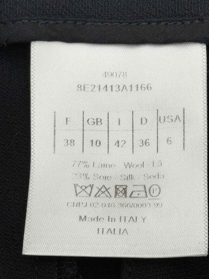 Pre - loved CHRISTIAN DIOR Black Pleated Size US 6 Shorts at Reems Closet