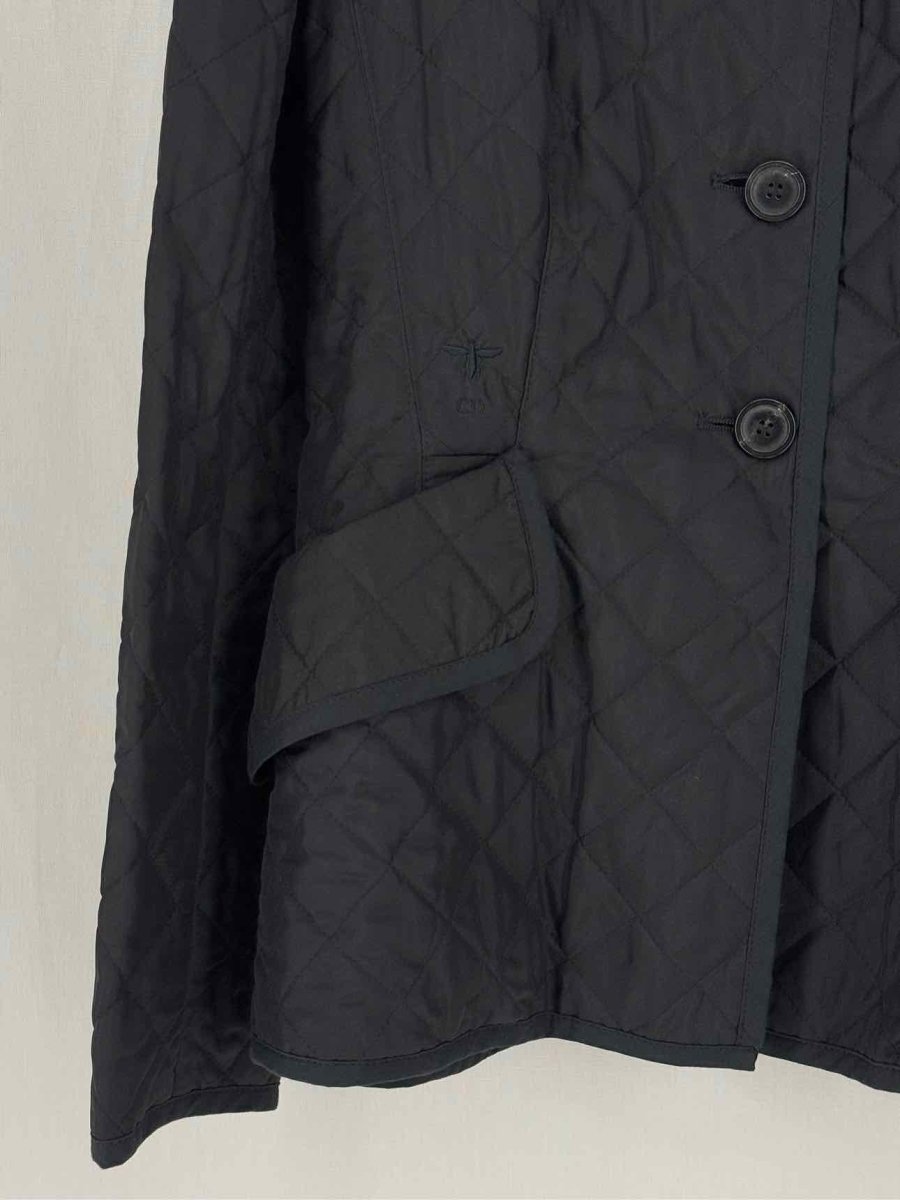 Pre - loved CHRISTIAN DIOR Black Quilted Size US 4 Jacket at Reems Closet