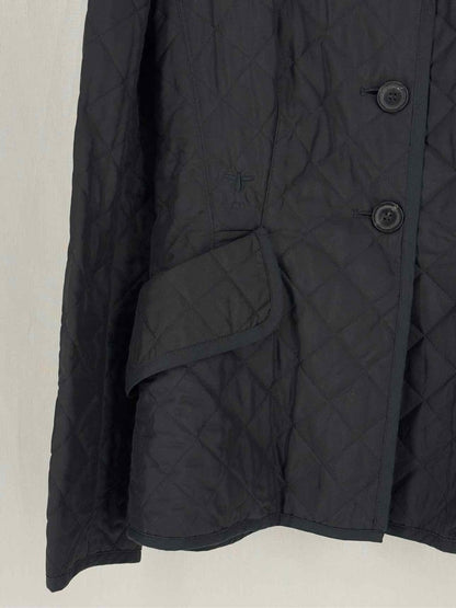 Pre - loved CHRISTIAN DIOR Black Quilted Size US 4 Jacket at Reems Closet