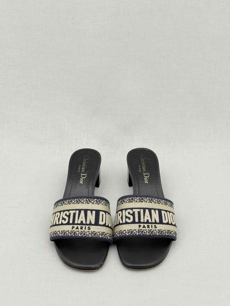 Pre - loved CHRISTIAN DIOR Black Size EU 35.5 Heeled Sandals at Reems Closet