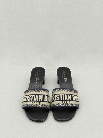 Pre - loved CHRISTIAN DIOR Black Size EU 35.5 Heeled Sandals at Reems Closet