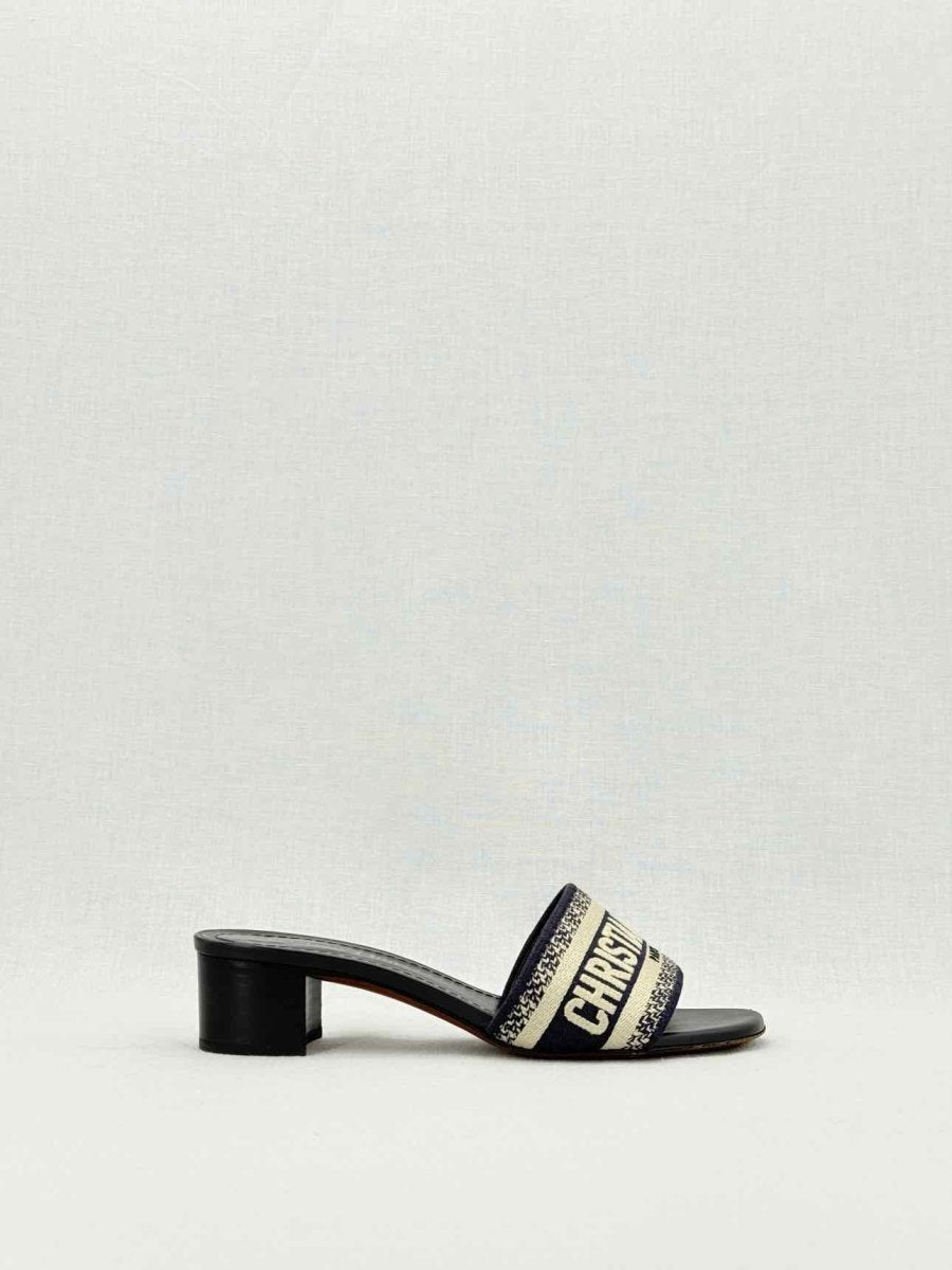 Pre - loved CHRISTIAN DIOR Black Size EU 35.5 Heeled Sandals at Reems Closet