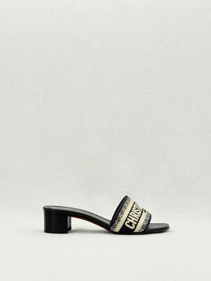 Pre - loved CHRISTIAN DIOR Black Size EU 35.5 Heeled Sandals at Reems Closet