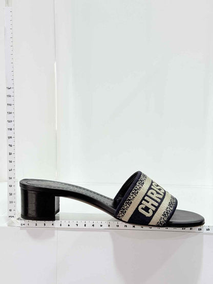 Pre - loved CHRISTIAN DIOR Black Size EU 35.5 Heeled Sandals at Reems Closet