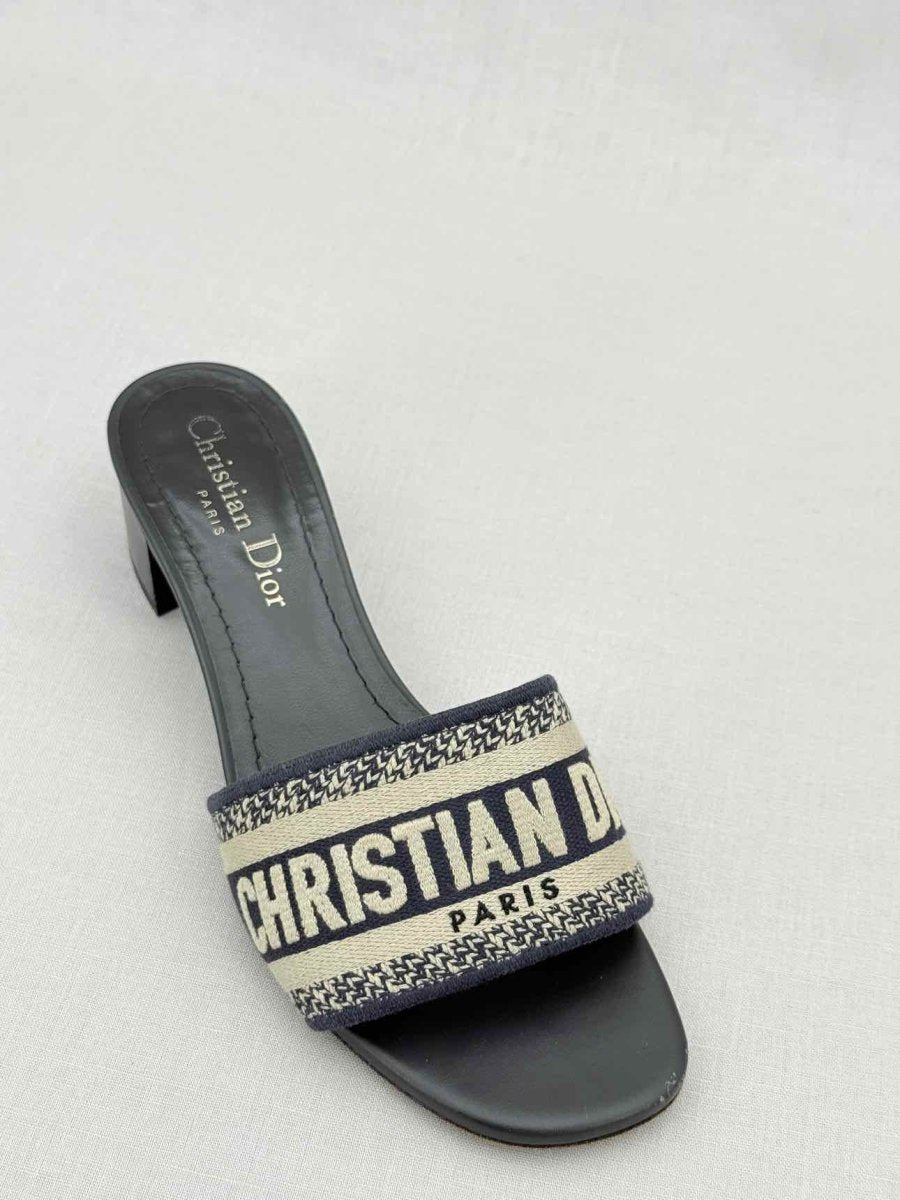 Pre - loved CHRISTIAN DIOR Black Size EU 35.5 Heeled Sandals at Reems Closet