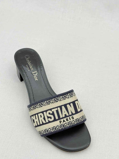 Pre - loved CHRISTIAN DIOR Black Size EU 35.5 Heeled Sandals at Reems Closet