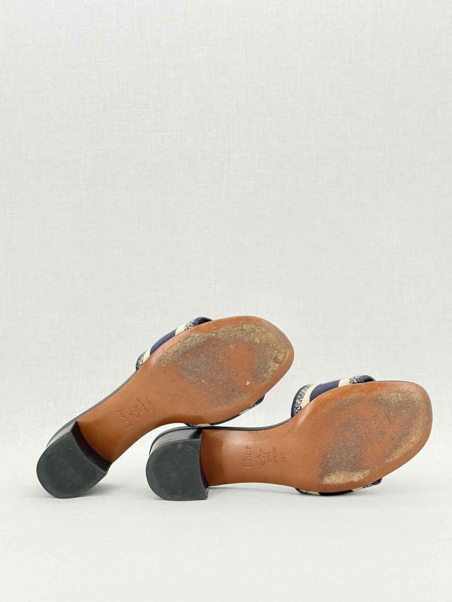 Pre - loved CHRISTIAN DIOR Black Size EU 35.5 Heeled Sandals at Reems Closet