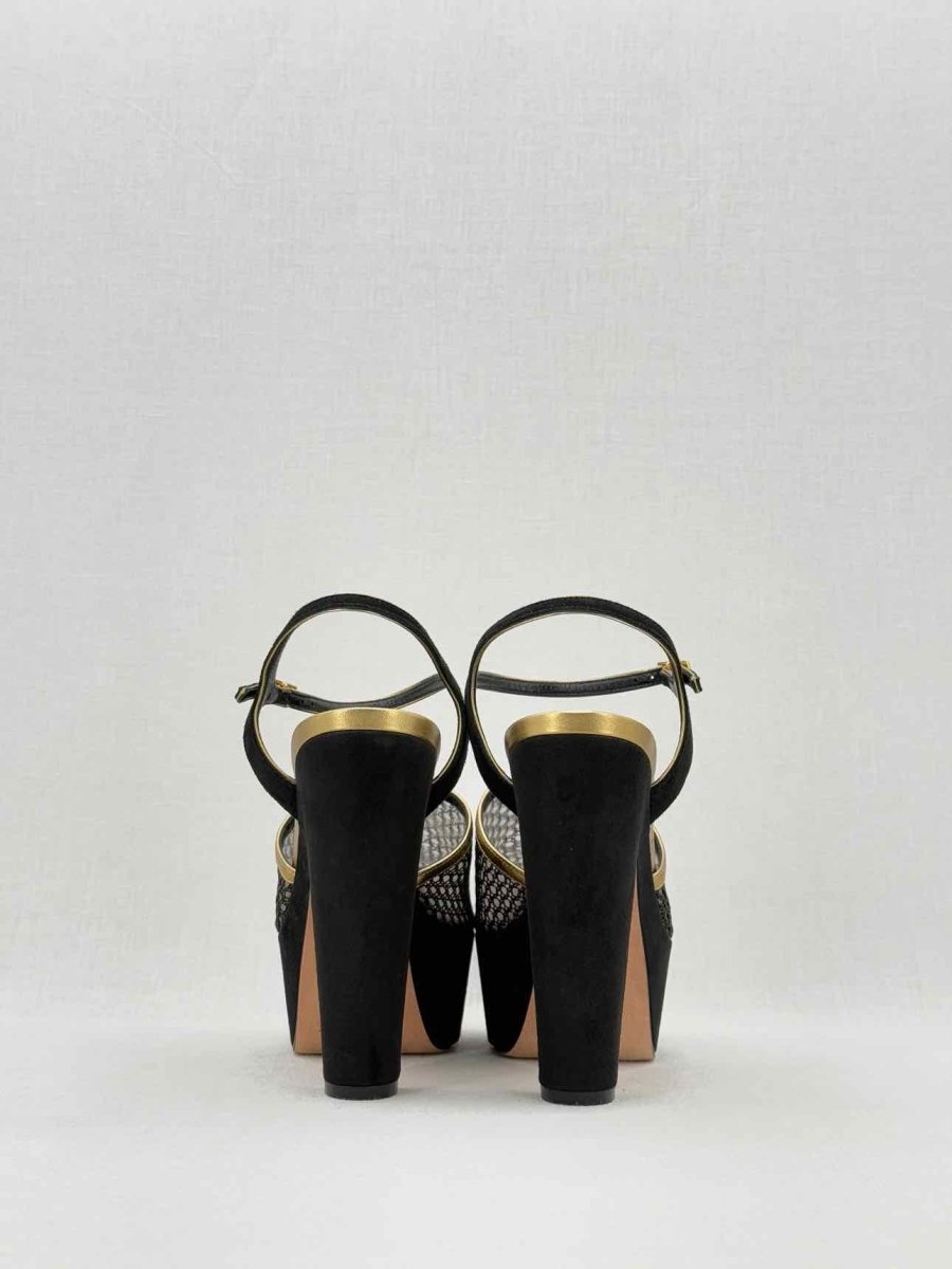 Pre - loved CHRISTIAN DIOR Black Size EU 37 Heeled Sandals at Reems Closet