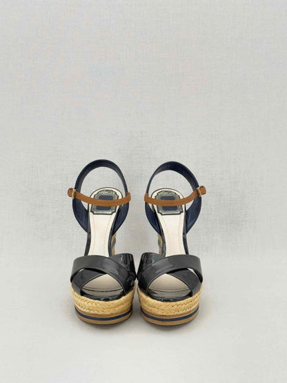 Pre - loved CHRISTIAN DIOR Black Size EU 37.5 Heeled Sandals at Reems Closet