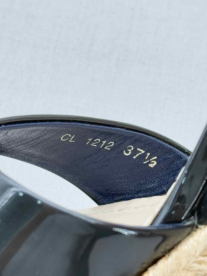 Pre - loved CHRISTIAN DIOR Black Size EU 37.5 Heeled Sandals at Reems Closet