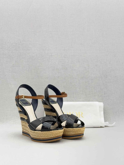 Pre - loved CHRISTIAN DIOR Black Size EU 37.5 Heeled Sandals at Reems Closet