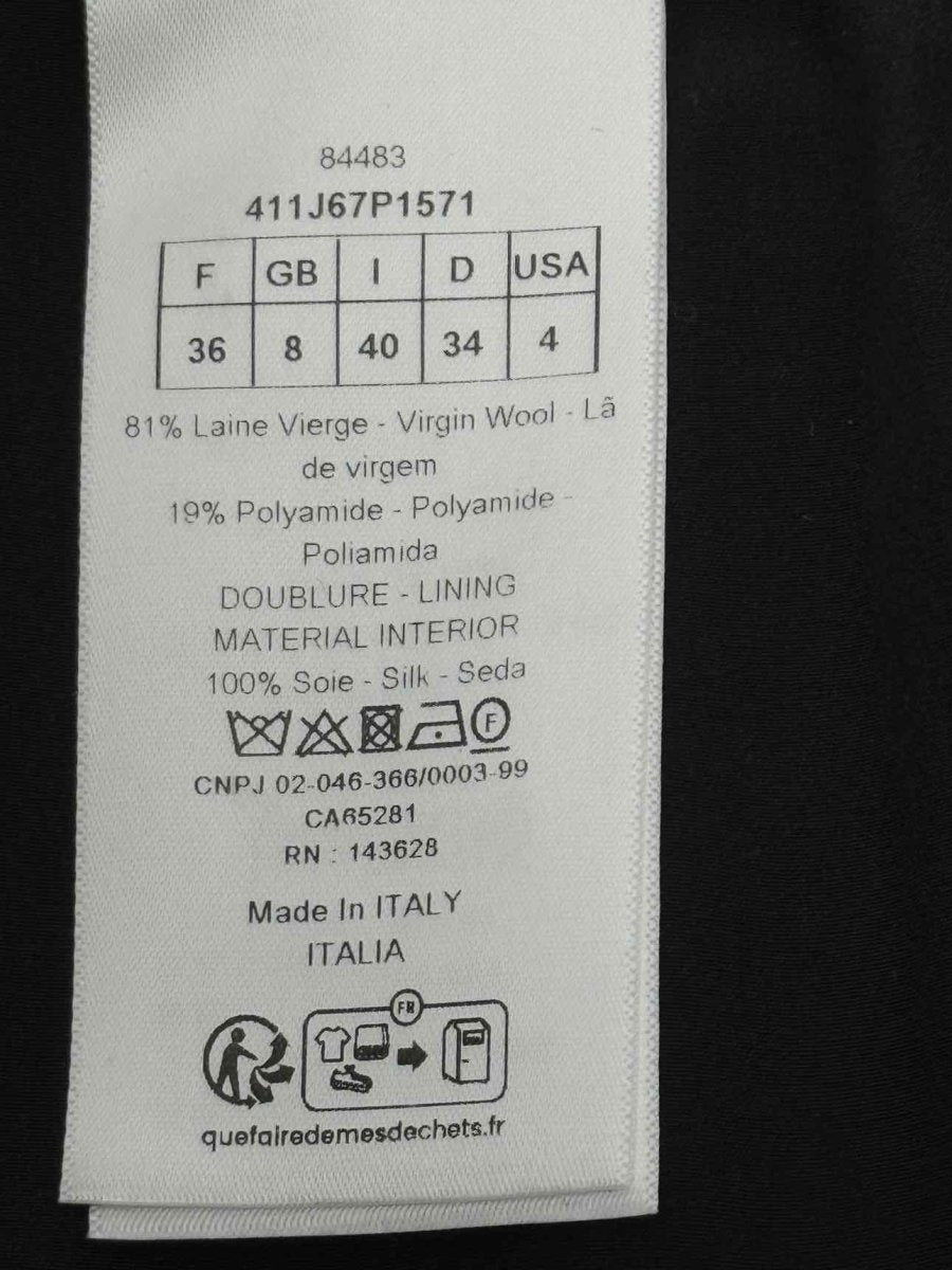 Pre - loved CHRISTIAN DIOR Black Size US 2/4 Outfit Set at Reems Closet