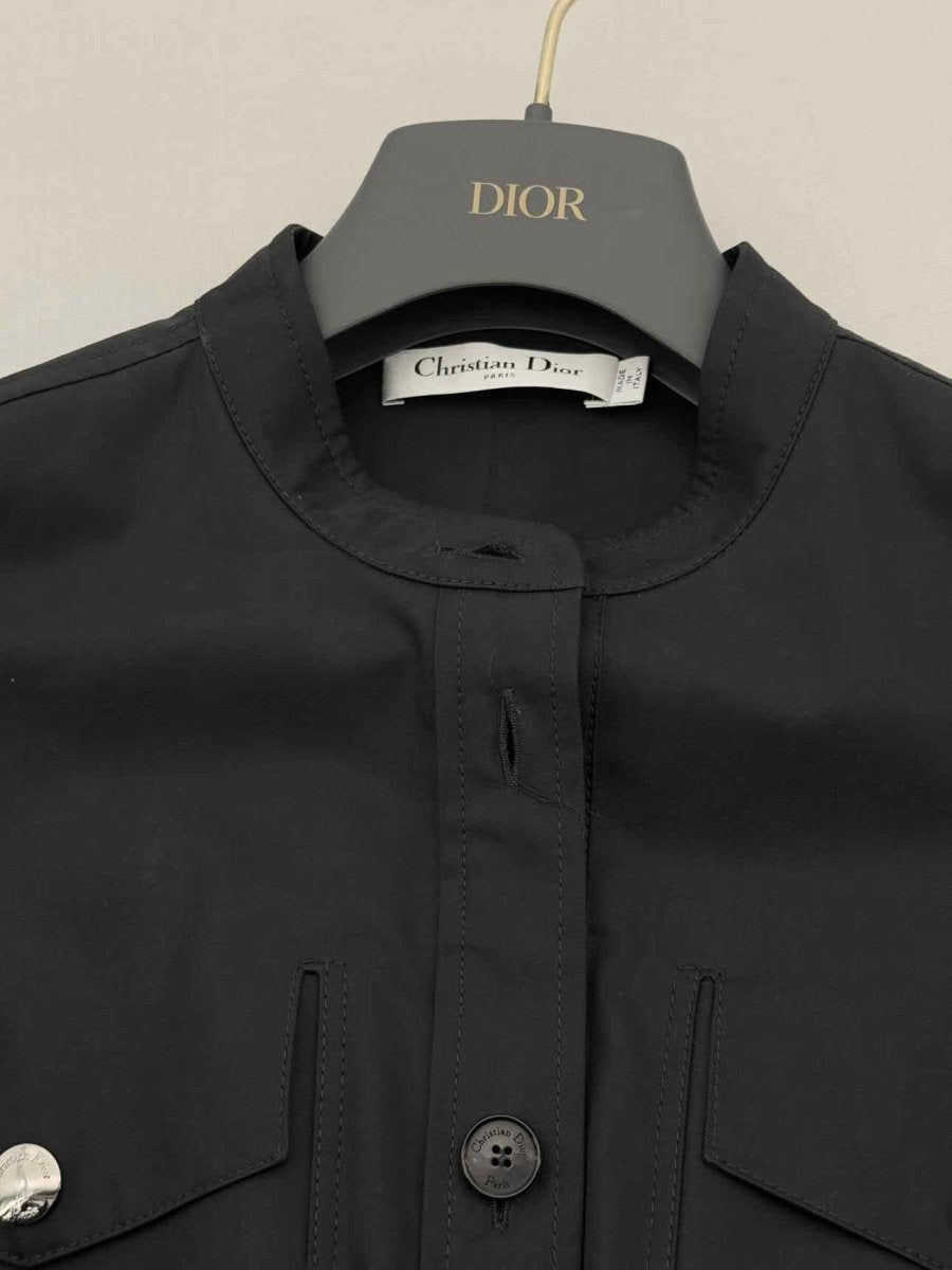 Pre - loved CHRISTIAN DIOR Black Size US 4 Short Dress at Reems Closet