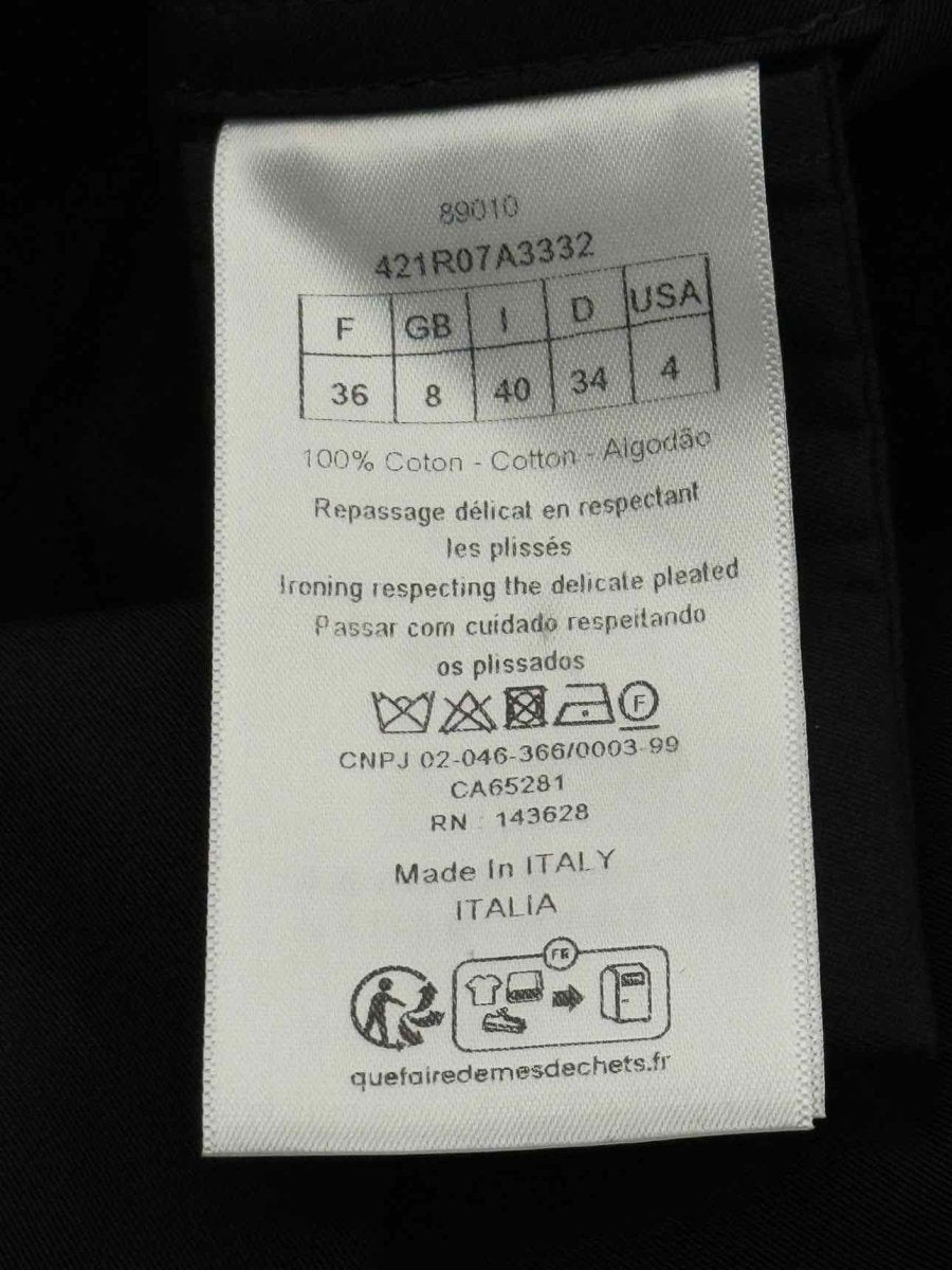 Pre - loved CHRISTIAN DIOR Black Size US 4 Short Dress at Reems Closet