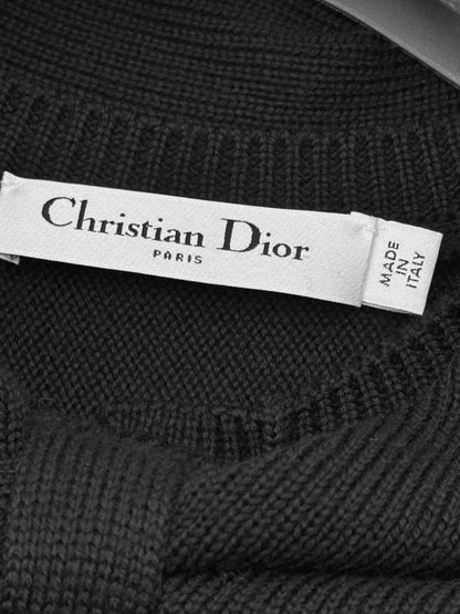 Pre - loved CHRISTIAN DIOR Black Size US 6 Midi Dress at Reems Closet