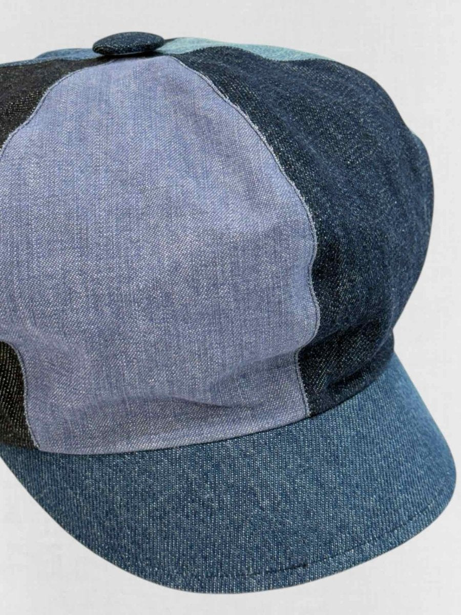 Pre - loved CHRISTIAN DIOR Blue Denim Cap at Reems Closet