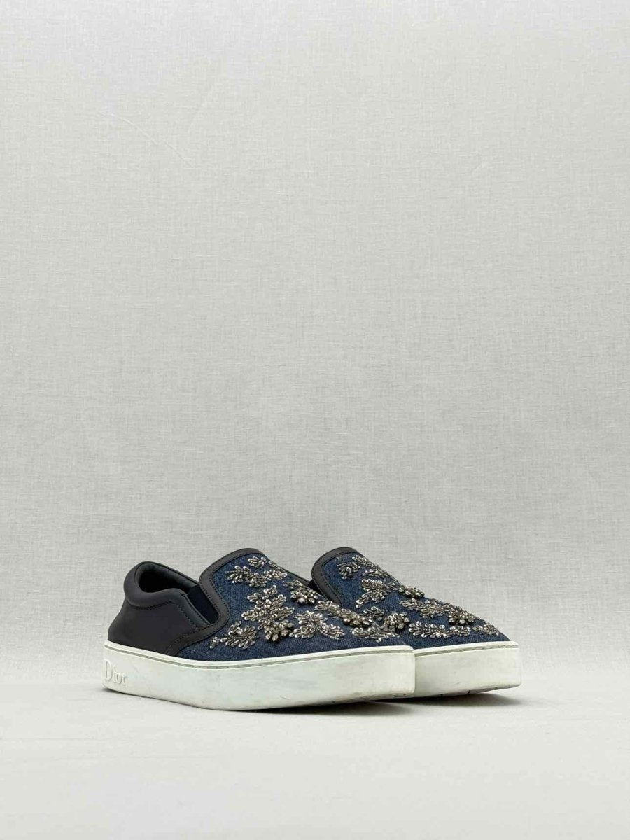 Pre - loved CHRISTIAN DIOR Blue Size EU 39.5 Sneakers at Reems Closet