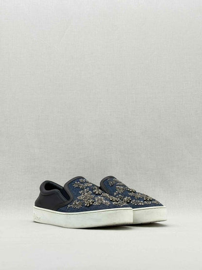 Pre - loved CHRISTIAN DIOR Blue Size EU 39.5 Sneakers at Reems Closet