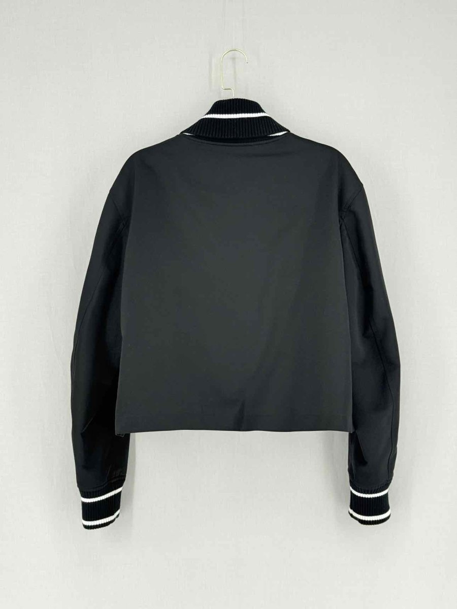 Pre - loved CHRISTIAN DIOR Boxy Black & White Size US 10 Jacket at Reems Closet