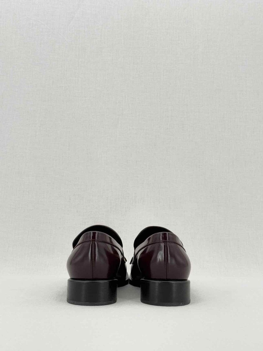 Pre - loved CHRISTIAN DIOR Burgundy Size EU 36.5 Loafers at Reems Closet