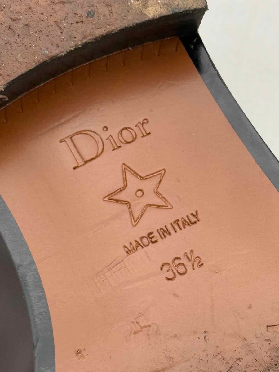 Pre - loved CHRISTIAN DIOR Burgundy Size EU 36.5 Loafers at Reems Closet